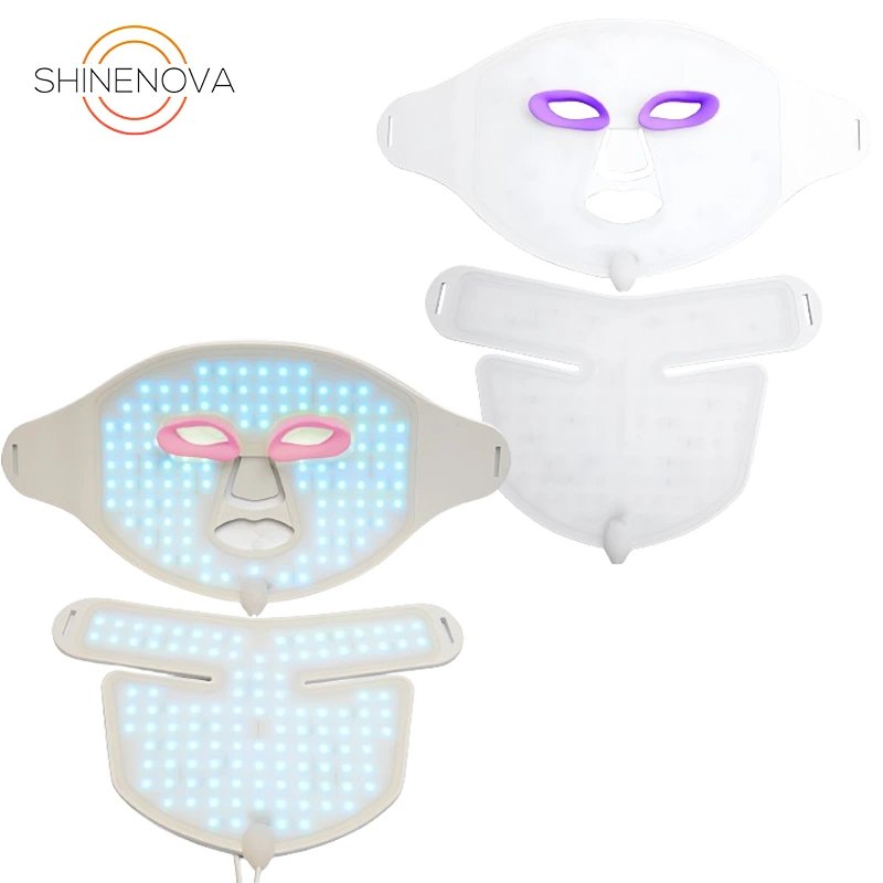 Silikonowa maska na twarz LED