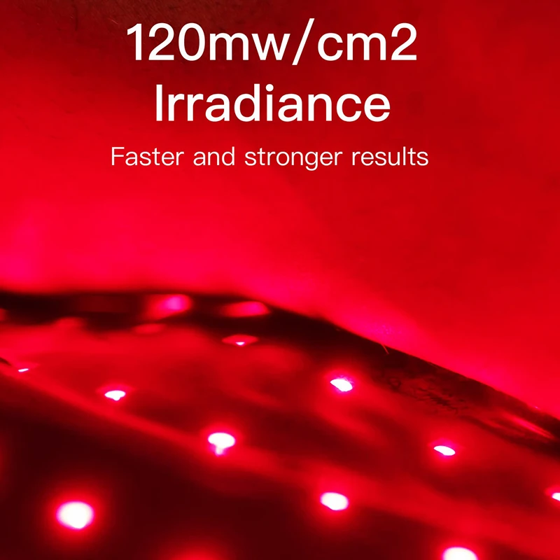 SNP2500 Red Light Therapy Bag Irradiance