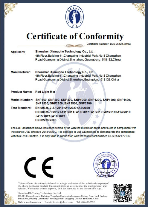 Certificat CE LVD Certificat CE LVD ShineNova SNP2500